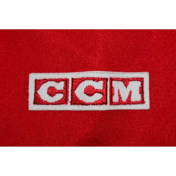 VTG Doug Brown #17 Detroit Red Wings CCM NHL Hockey Jersey Size L Canada Made - Picture 8 of 10